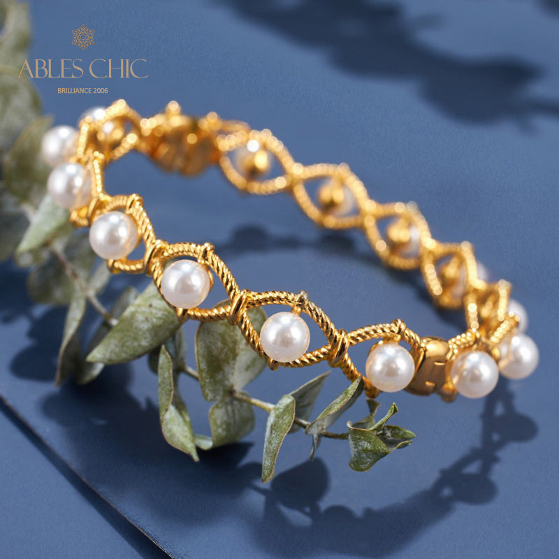 Infinity-Seilketten-Perlenarmband 6109