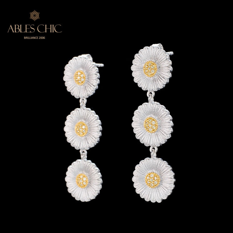 Daisy Chandelier Seidige Ohrringe 6134