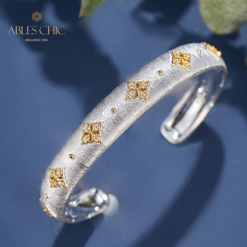 Offenes Kleeblatt-Armband 6106