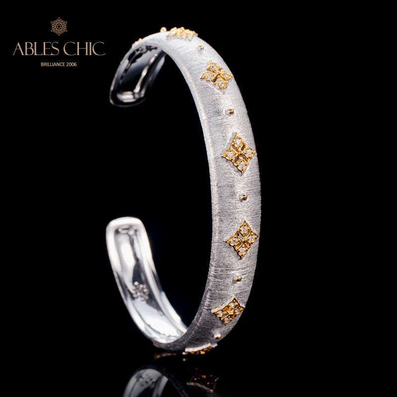 Offenes Kleeblatt-Armband 6106