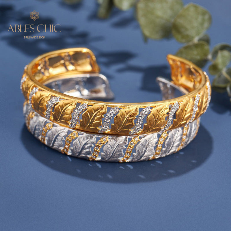Laubsägeblatt-Armband 6108