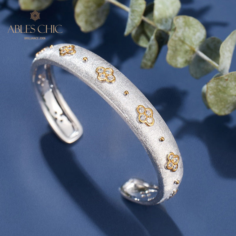 CZ Kleeblatt Armband 6107