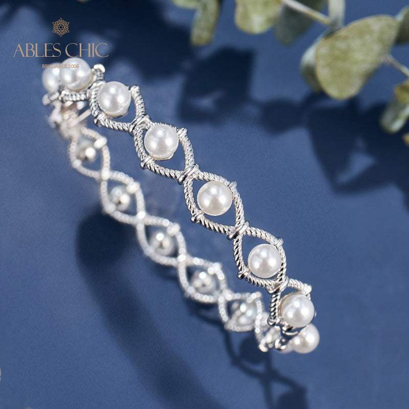 Infinity-Seilketten-Perlenarmband 6109