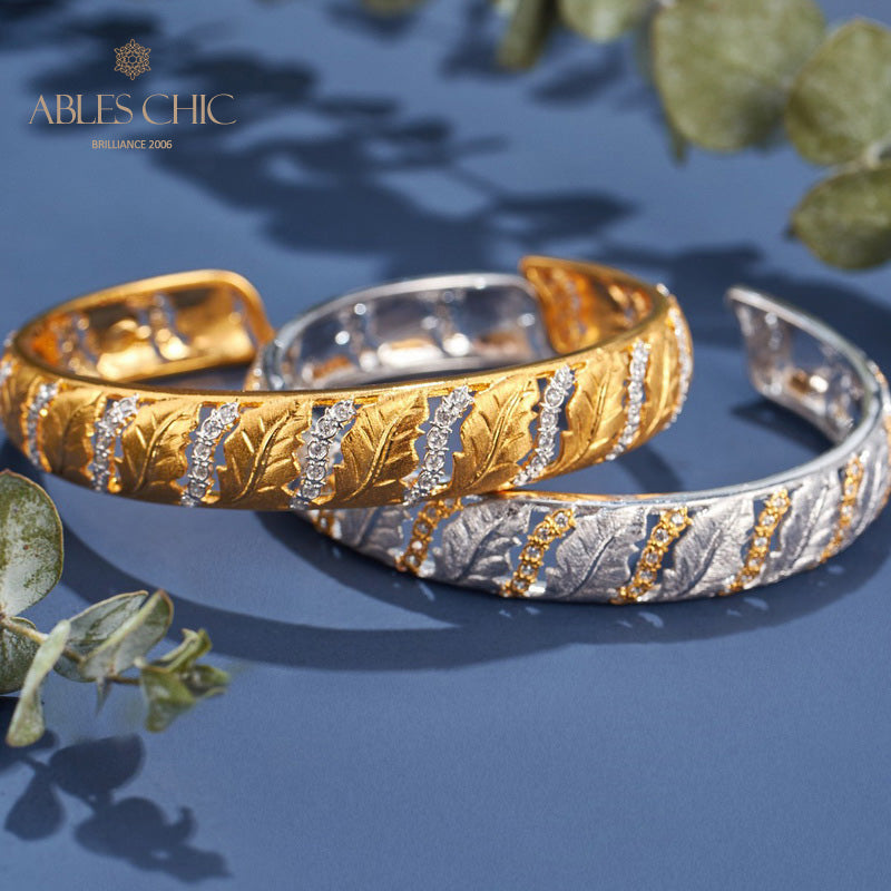 Laubsägeblatt-Armband 6108
