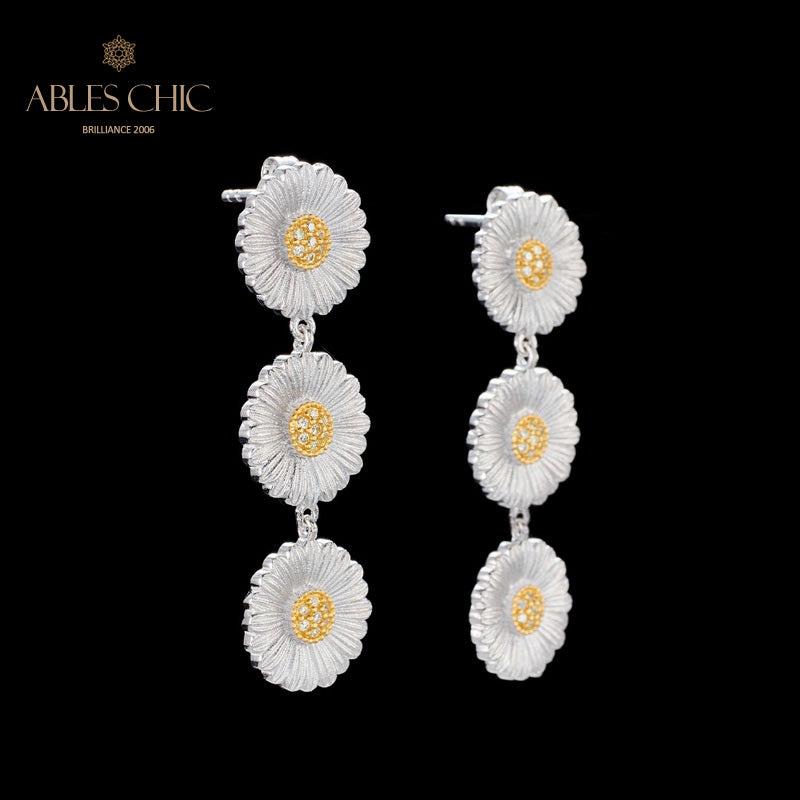 Daisy Chandelier Seidige Ohrringe 6134