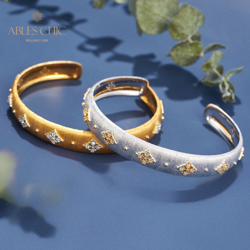 Offenes Kleeblatt-Armband 6106