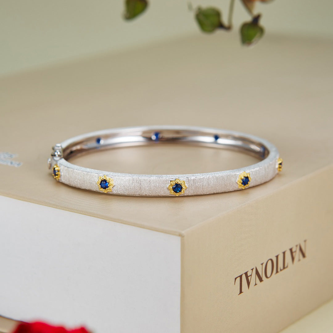 Sonnenblumen-Armband mit Scharnier 5464