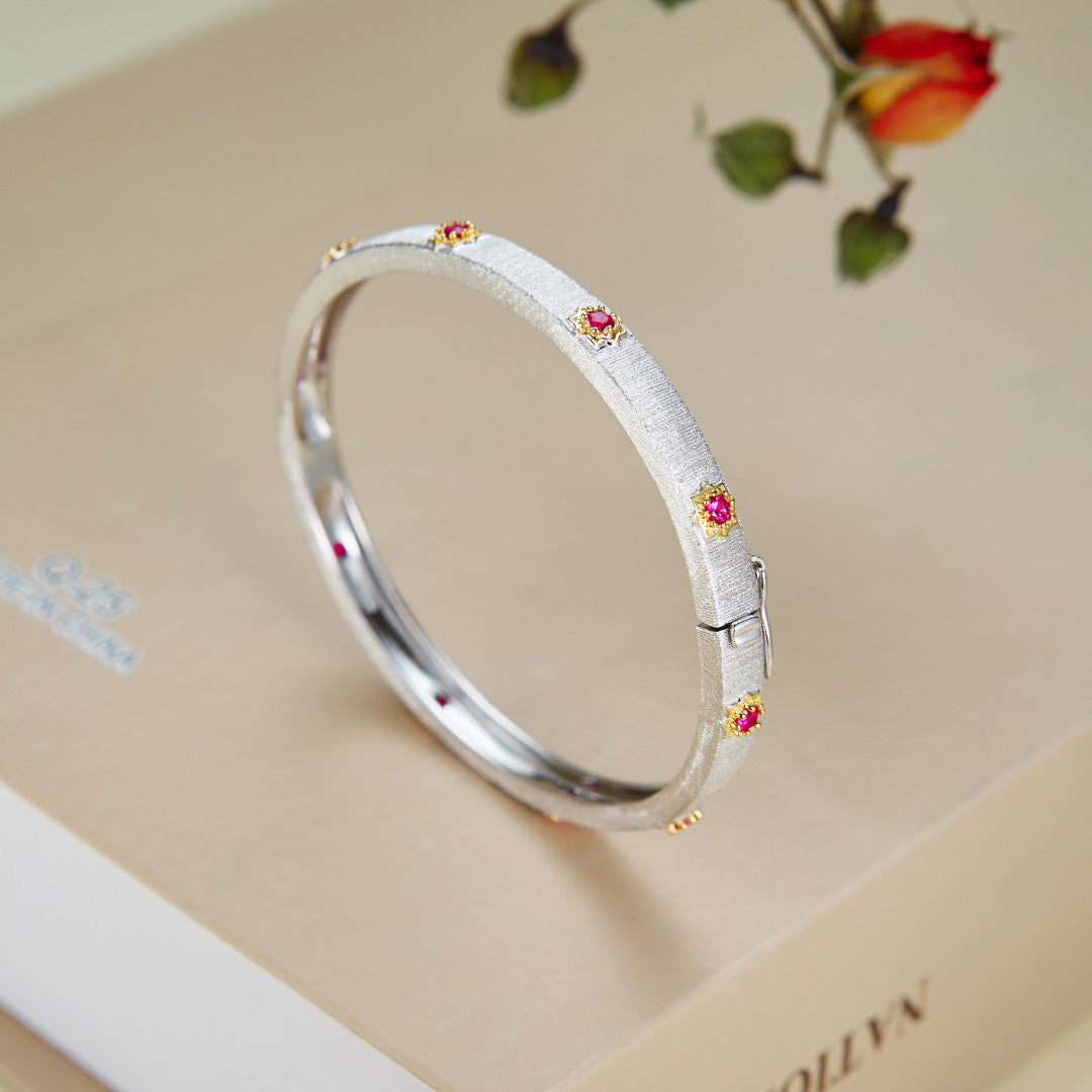 Sonnenblumen-Armband mit Scharnier 5464