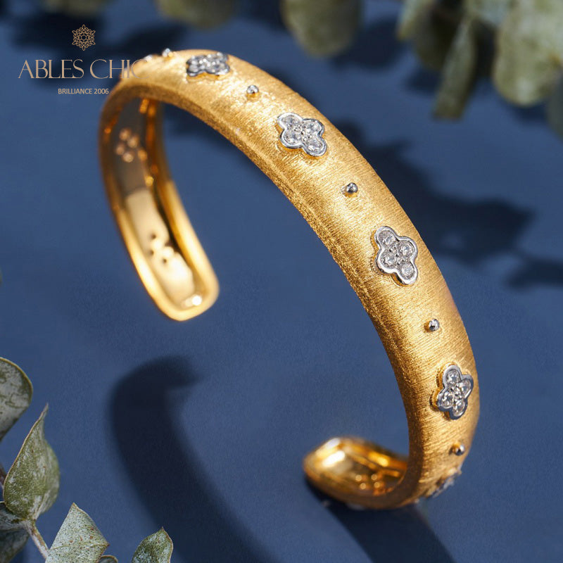CZ Kleeblatt Armband 6107