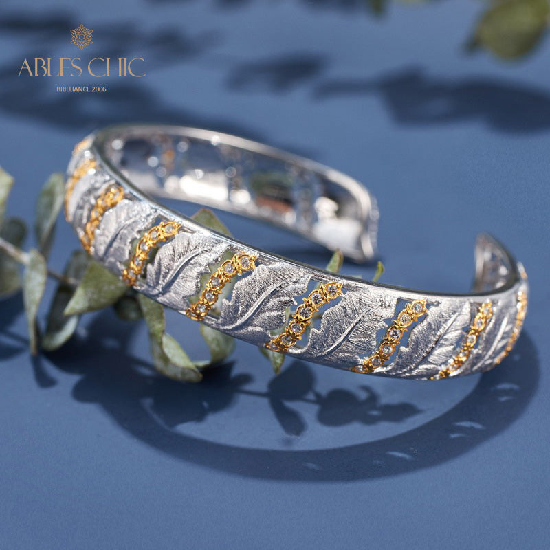Laubsägeblatt-Armband 6108