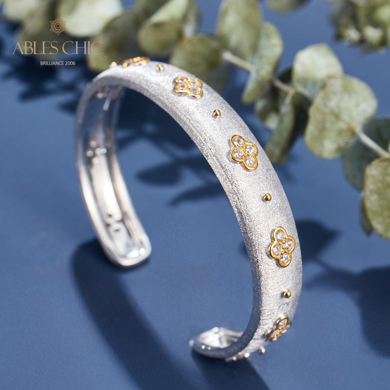 CZ Kleeblatt Armband 6107