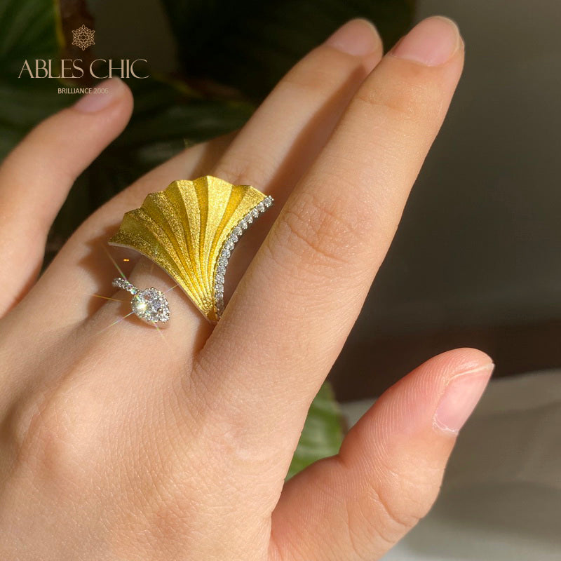 Ginkgoblatt-Blumenring 5859