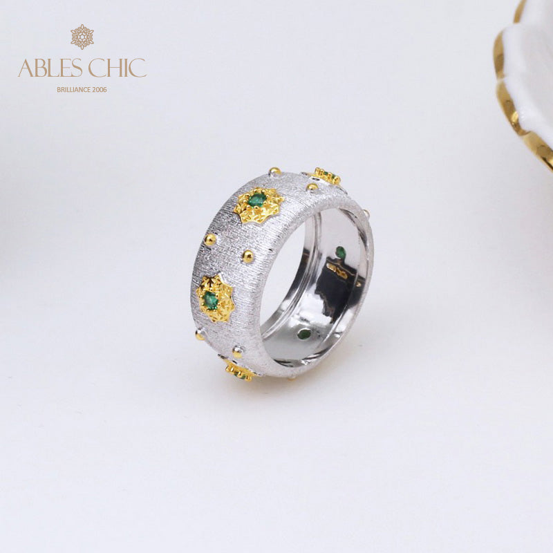 Sternenblumen-Seidenring 5029