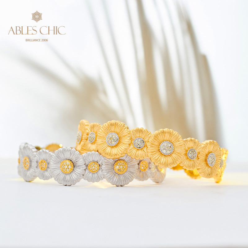 Gänseblümchen-Blumenarmband 5908