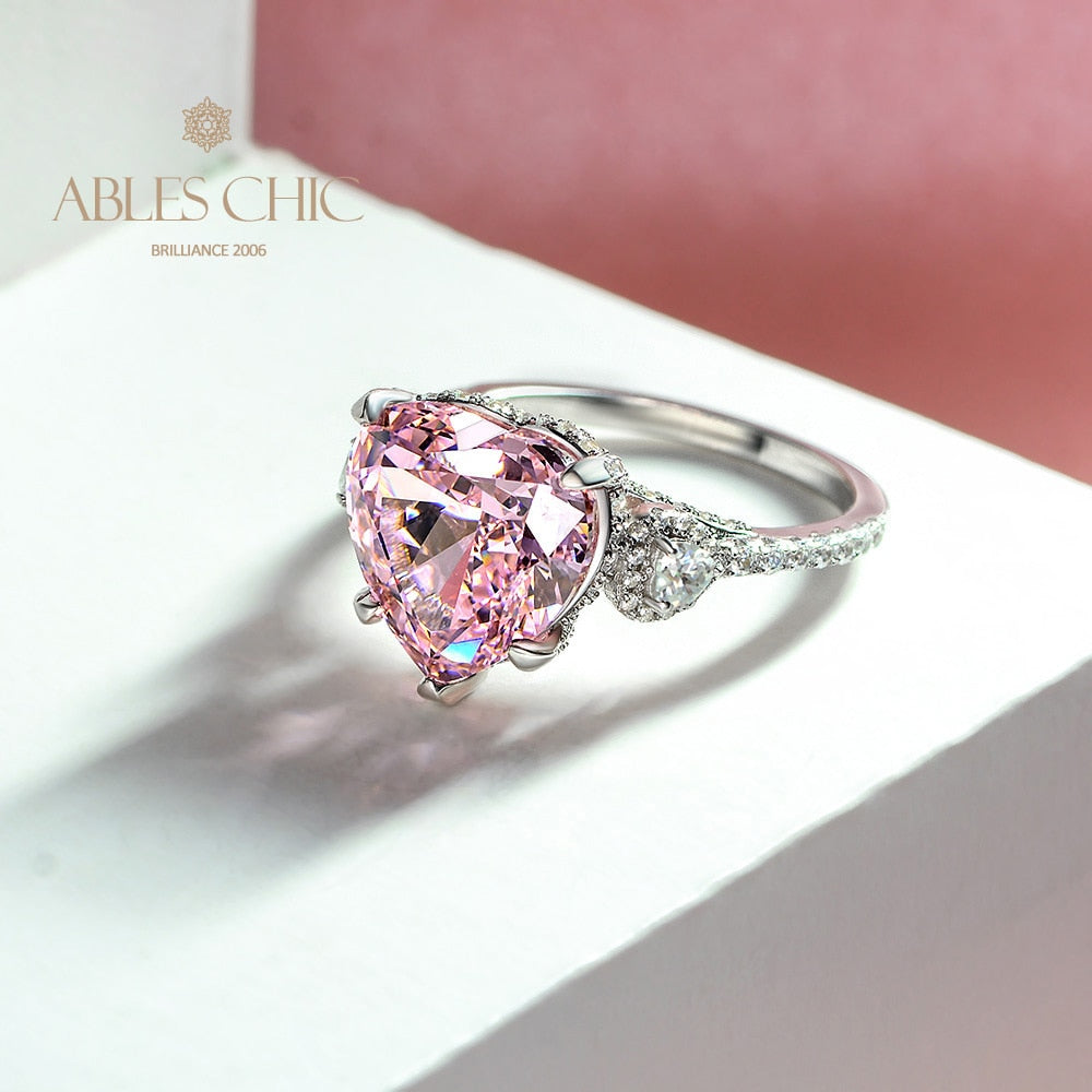 Rosa Saphir Ehering R0926