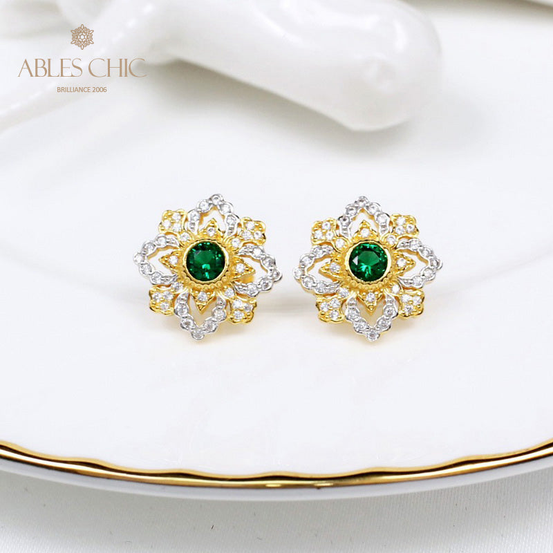 Kultige filigrane Kleeblatt-Ohrringe 5494