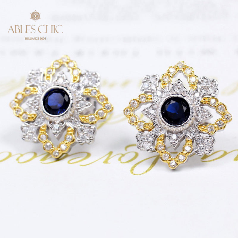 Kultige filigrane Kleeblatt-Ohrringe 5535