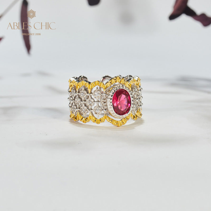 Rubin-Spitzen-Blumenring 6048