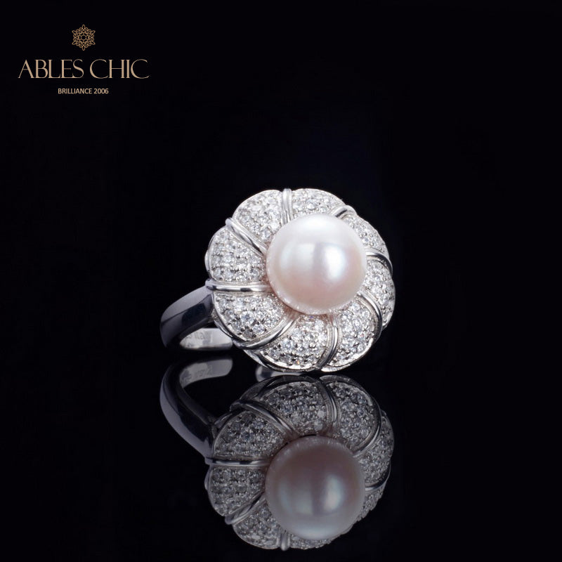Akoya-Perlen-Blumenring 5783