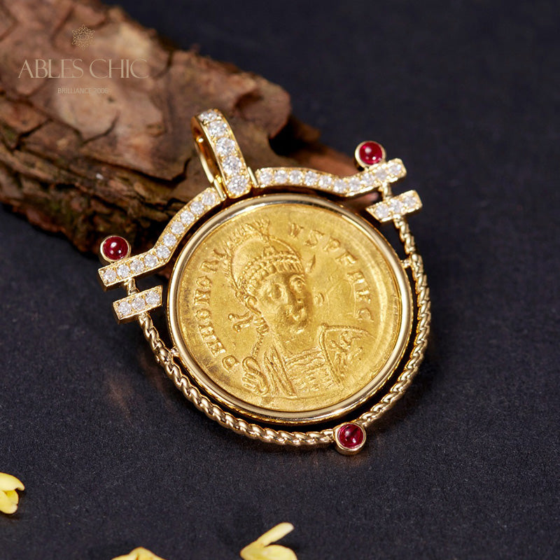 Nur byzantinischer Artefakt-Medaillonanhänger