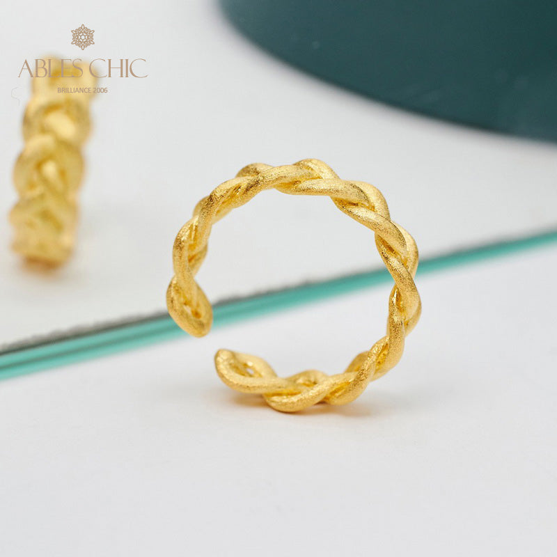 Unendlichkeitsknoten-Seidenring 5874