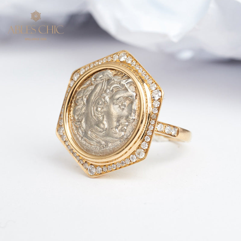 Byzantinischer Herakles-Medaillonring