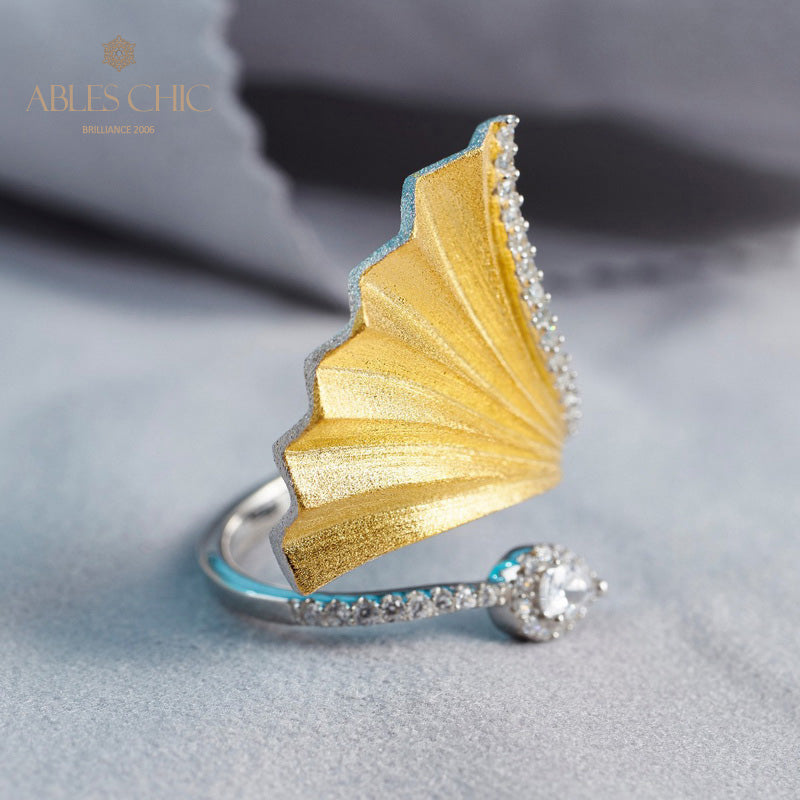 Ginkgoblatt-Blumenring 5859