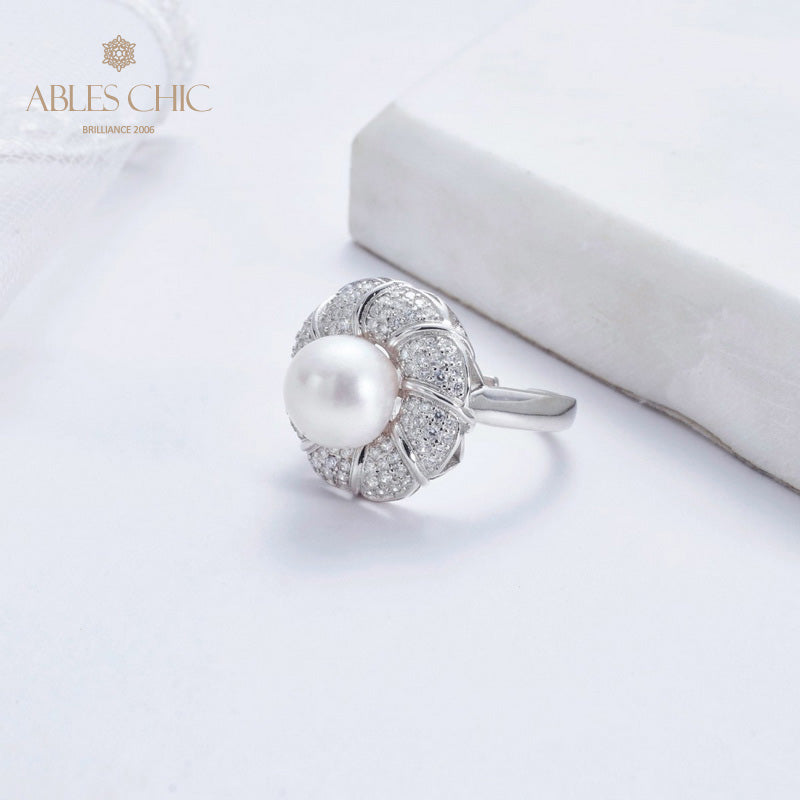 Akoya-Perlen-Blumenring 5783