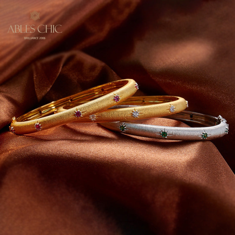 Rubinarmband mit Sternenmuster und Laubsägearbeit 5711