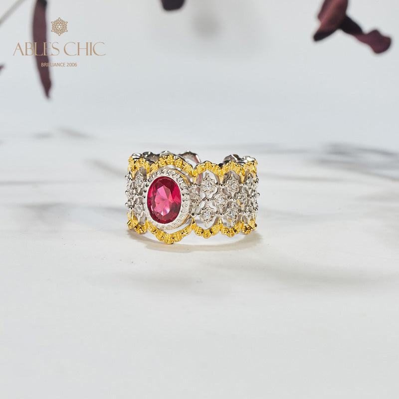 Rubin-Spitzen-Blumenring 6048