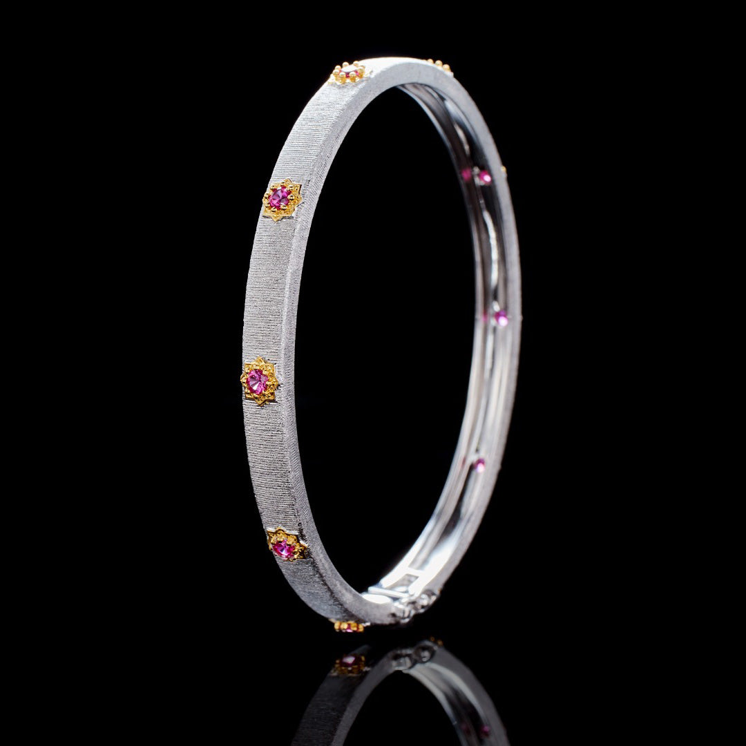 Sonnenblumen-Armband mit Scharnier 5464