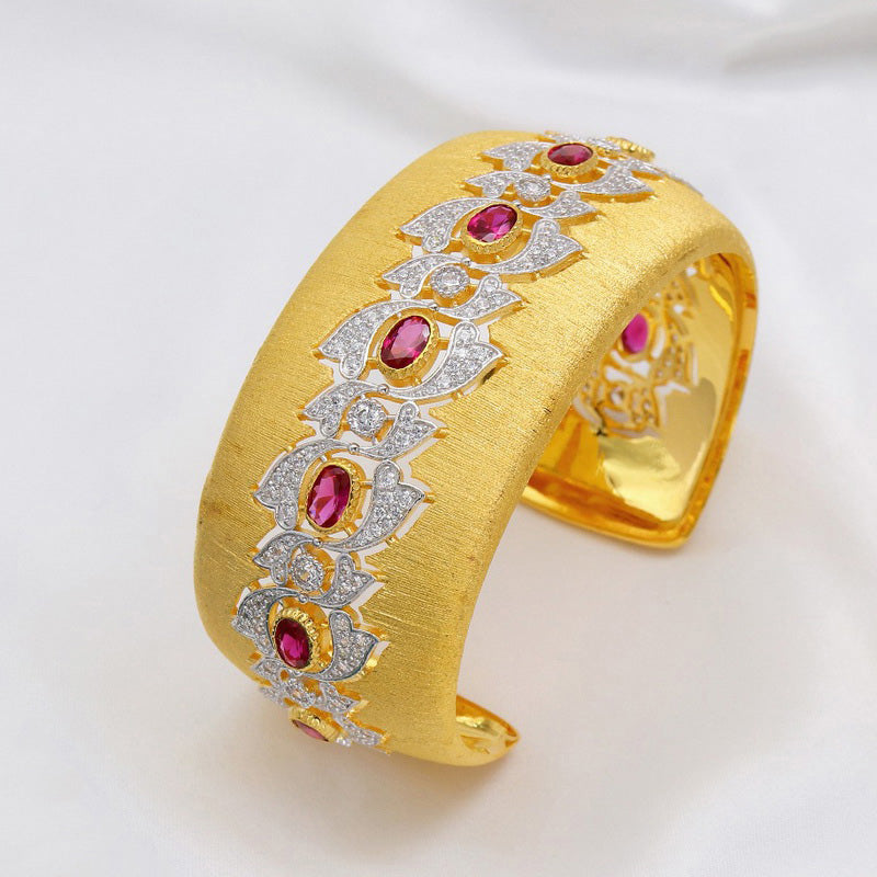 Sternen-Edelsteine, seidiges Armband 5602