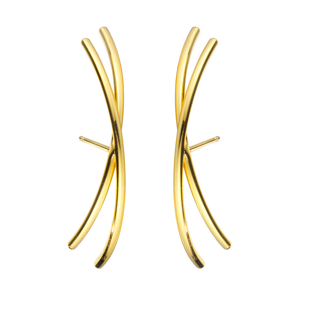 Buchstabe X Ohrstecker E1203