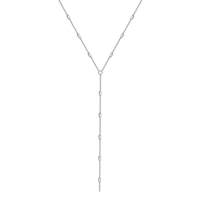 Perlenkette mit Kabelkette N1049