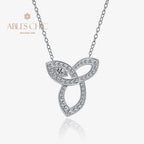 Marquise-Halskette mit Unendlichkeits-Charm P0746