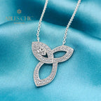 Marquise-Halskette mit Unendlichkeits-Charm P0746