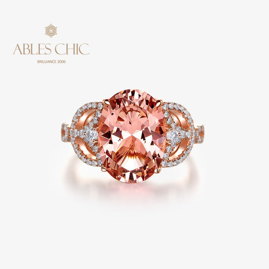 Orange Spinell Solitärring R0927