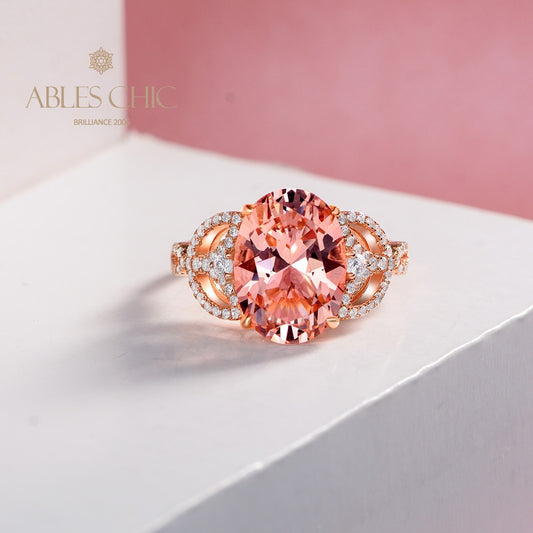 Orange Spinell Solitärring R0927
