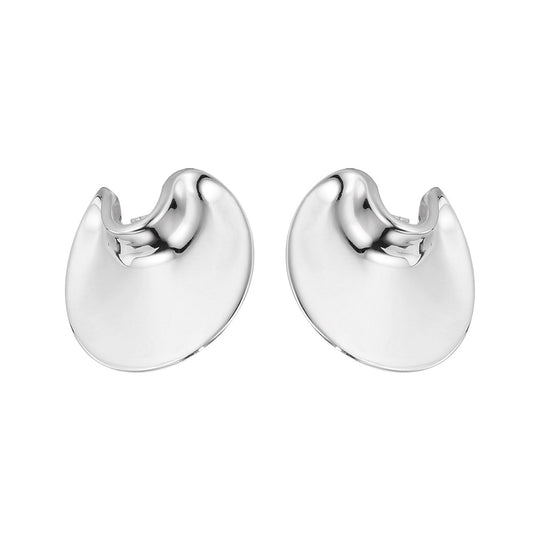 Offbeat Disc Solid Ohrringe E1210