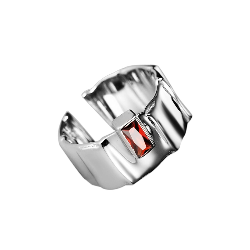 Granatring mit breiten Abschnitten R1069