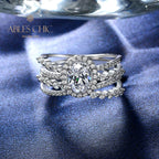Statement-Ring mit 4 Strängen Diamanten R1381