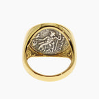 Hercules Coin Signet Ring