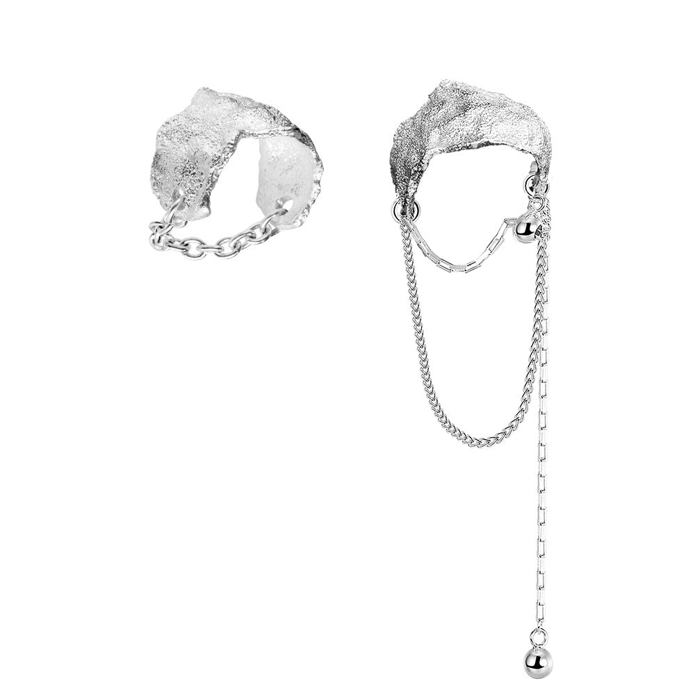 Breiter Kettenring mit matter Struktur R1260