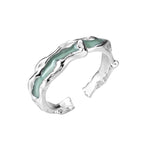 Unregelmäßiger Emaille-Ring R1227