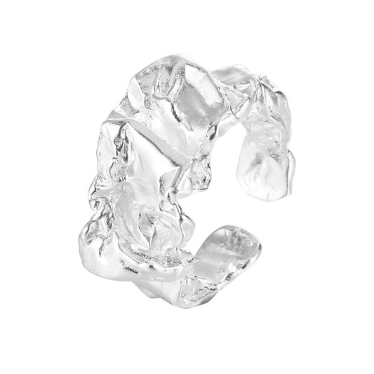 Offener Ring mit zerbröckeltem Muster R1070