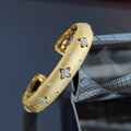 Seidiges Element Kleeblatt Armband 6037