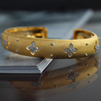 Seidiges Element Kleeblatt Armband 6037