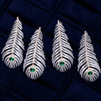 Lange Ohrringe mit Kiefernblättern 6162