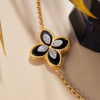 Muschelachat-Klee-Armband 6168