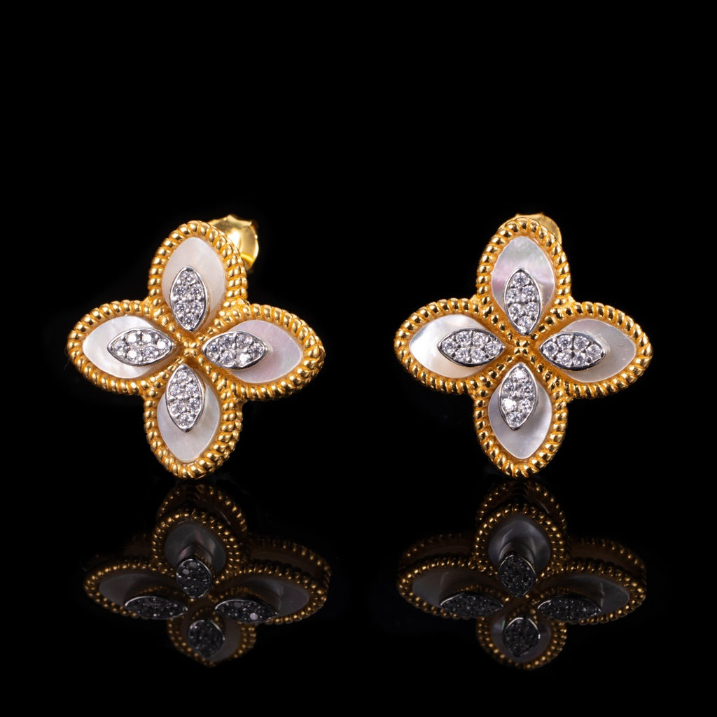 Achat-Klee-Ohrringe 6169